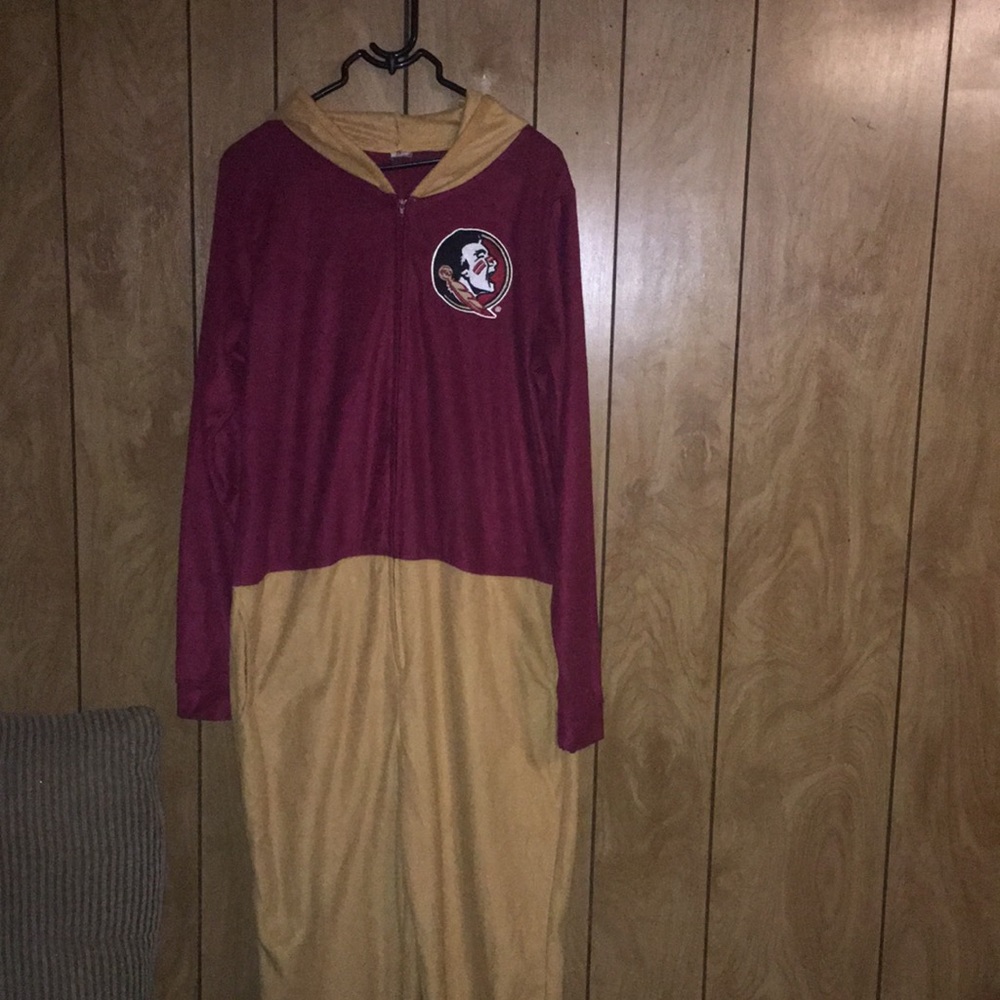 FSU Onesie with hoodie